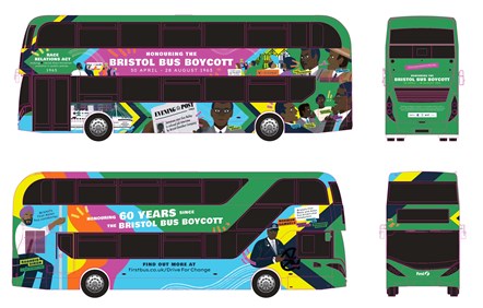 Boycott bus design by Alissa Thaler