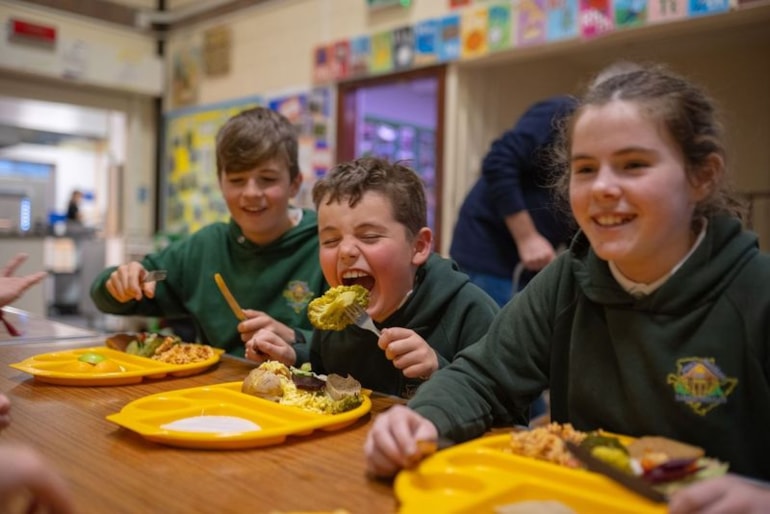 Free school meals easing financial pressures for families