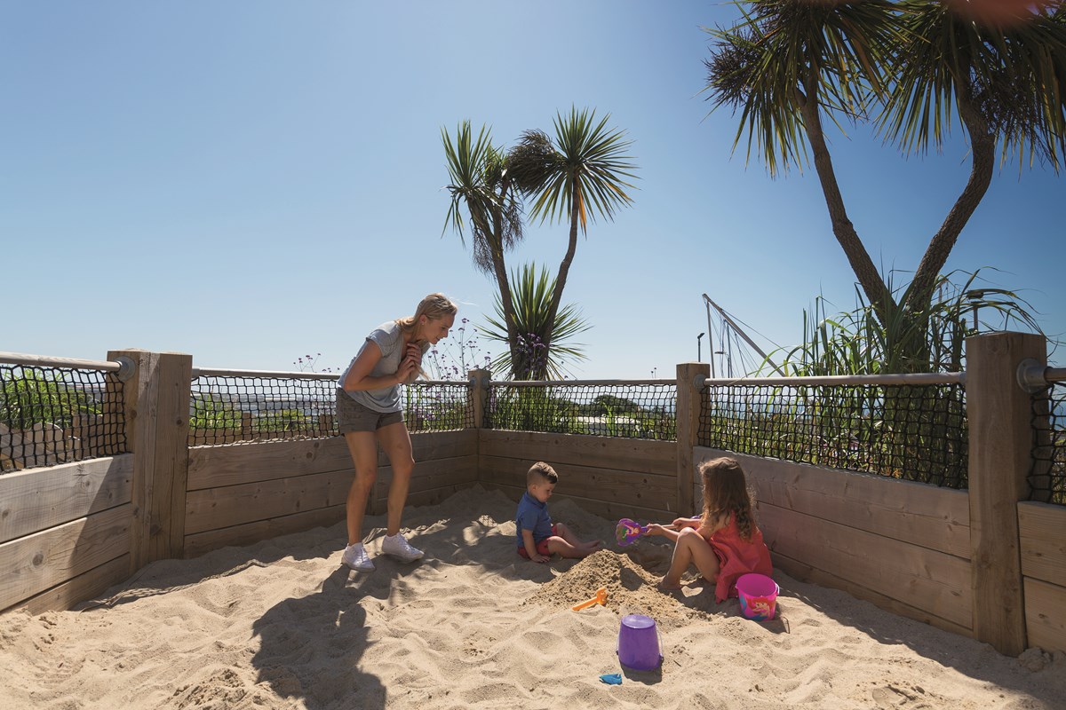 Sand Pit at Devon Cliffs