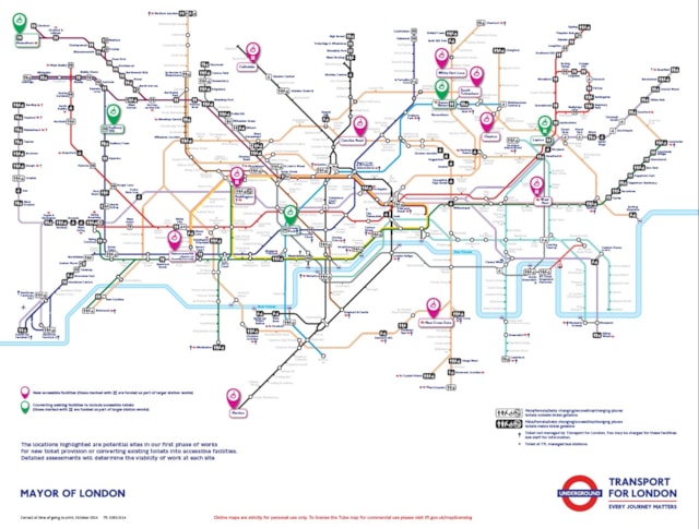 Tfl Image - Tfl toilet map