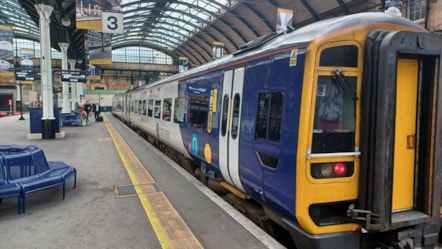 Image shows Northern train at Hull station