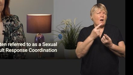 Healthcare Professional Video BSL - 16x9 - Hazel - Rape and Sexua Assault Self-Referral - April 2022