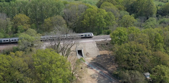 Stunning Timelapse video of railway subway being built as Hassocks underpass officially opens to the public: Aerial view of Hassocks