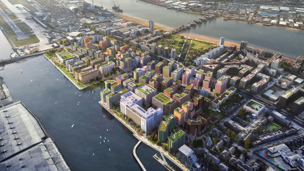 Silvertown aerial