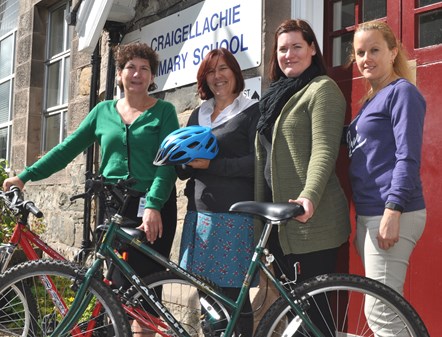 Speyside school staff in fund-raising triathlon