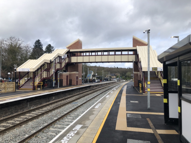 Dore new footbridge: Dore new footbridge