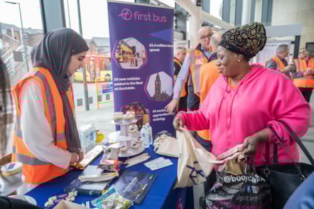 Amana T level student at Rochdale depot