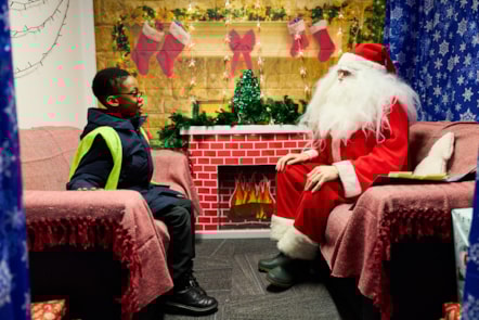 Santa s grotto Manchester Airport (1)