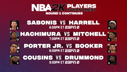 NBA 2K Players Tournament R1 Part 2 Horizontal