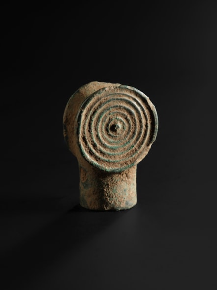 09. A socketed bronze object from the Bronze Age Peebles Hoard Image (c) National Museums Scotland