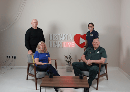 Left to right - Dr Gareth Clegg, Susan Gardner, Julie Starling, Steven Short.