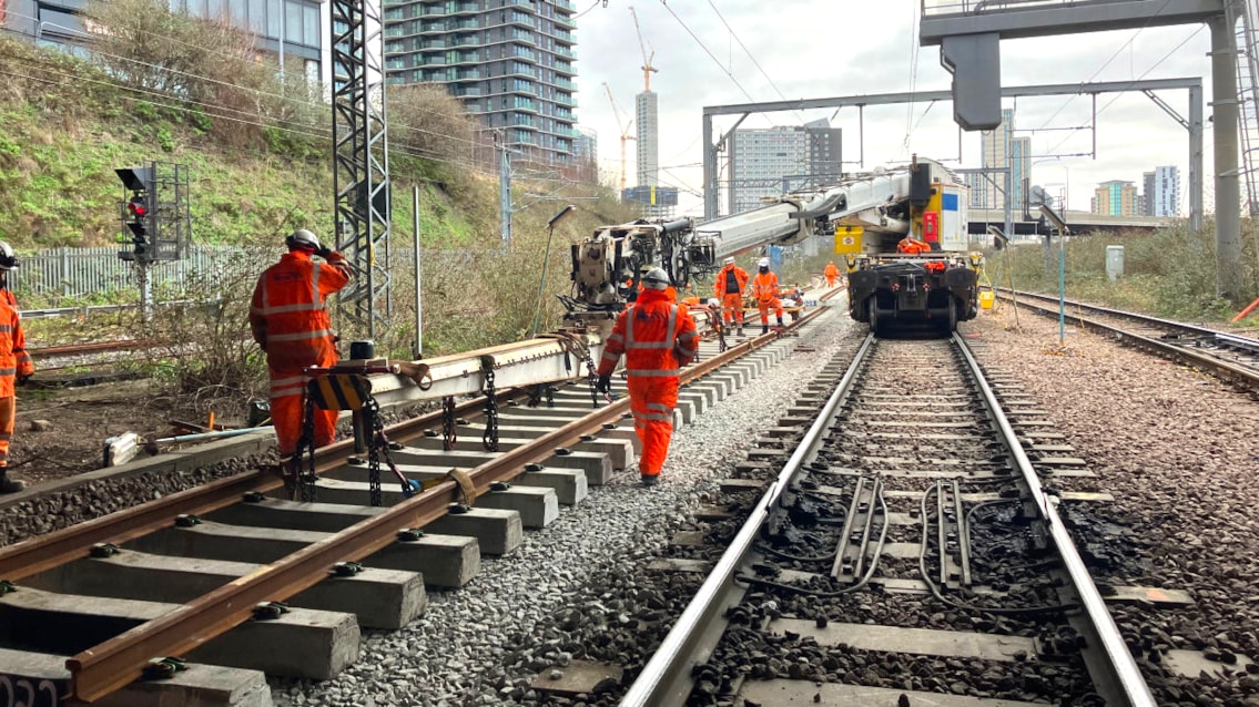 Boosting reliability on the mainline through Suffolk and Norfolk this April: A recent track replacement job elsewhere in the region