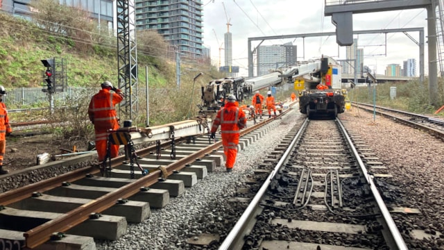 Boosting reliability on the mainline through Suffolk and Norfolk this April: A recent track replacement job elsewhere in the region
