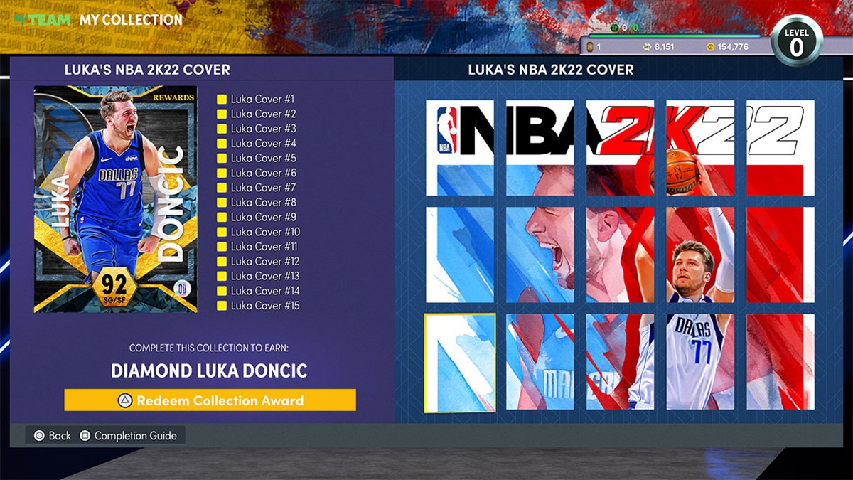 NBA 2K22 MyTEAM Event Cards Luka Mural
