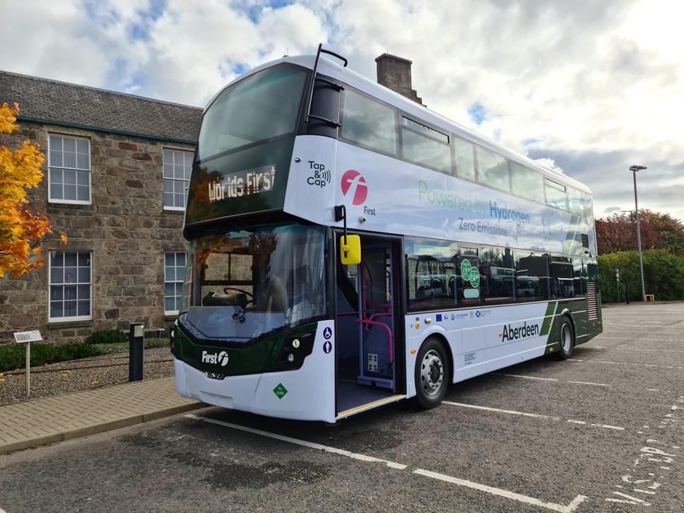 First Aberdeen's world's first Hydrogen Double Decker