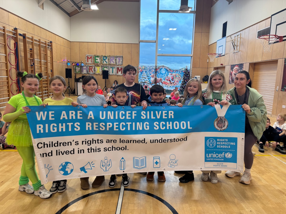 Silver Rights Respecting Schools award for Muirkirk Primary