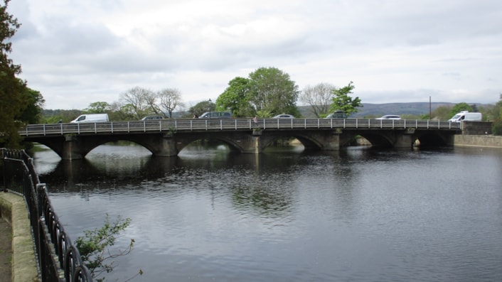 Otley footbridge works - important update: Otley Bridge cropped