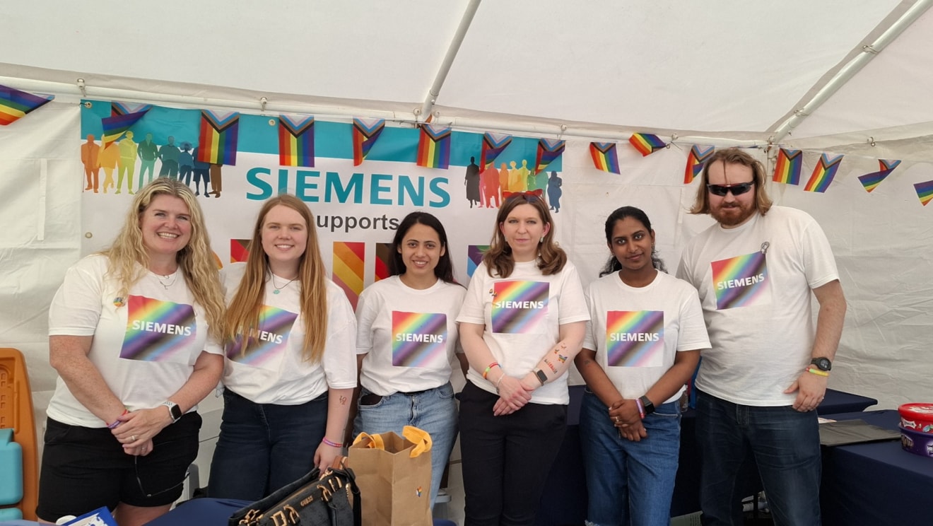 Siemens Mobility joins the fun at Ashby Pride, celebrating diversity and the LGBT+ community: Ashby Pride 2024