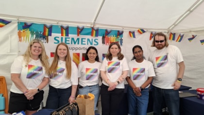 Siemens Mobility joins the fun at Ashby Pride, celebrating diversity and the LGBT+ community: Ashby Pride 2024