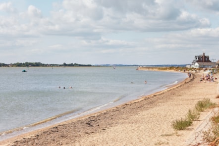 The beach at The Orchards