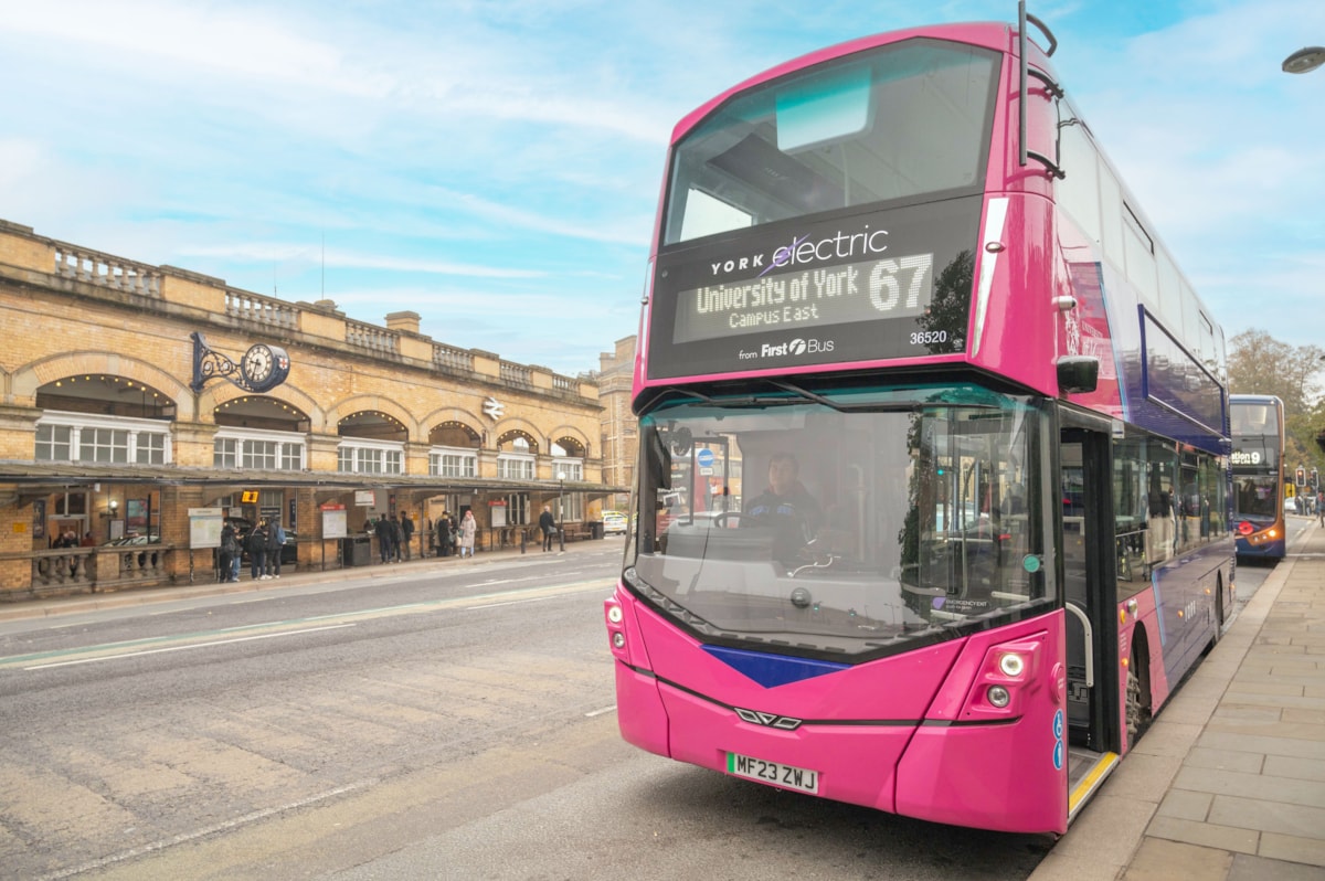 Service 67 outside York train station