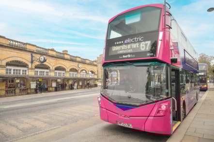 Service 67 outside York train station