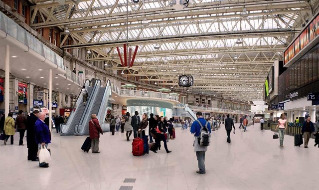 Retail spend at railway stations soars above high street - new technology reveals footfall by non-rail users: Waterloo Balcony