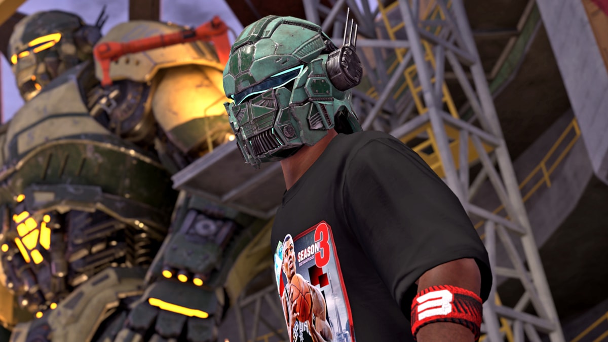 NBA 2K25 Season 3 Mechanical Helmet