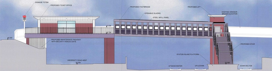 WORK STARTS ON MAJOR UPGRADE FOR STATION: Salford Crescent ticket office and footbridge