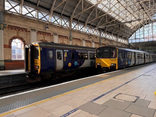 Northern trains at Manchester Piccadilly