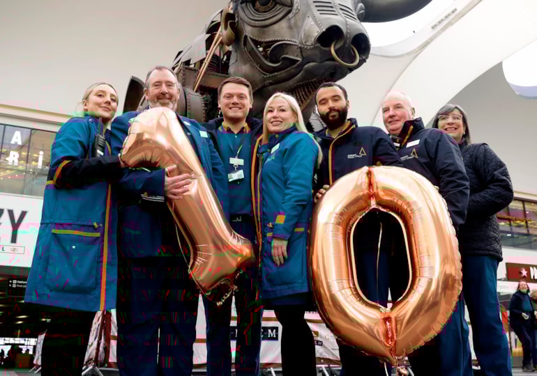Avanti West Coast colleagues mark a combined milestone of over 200 years of service