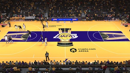 NBA 2K24 Season 3 Lakers Court-3