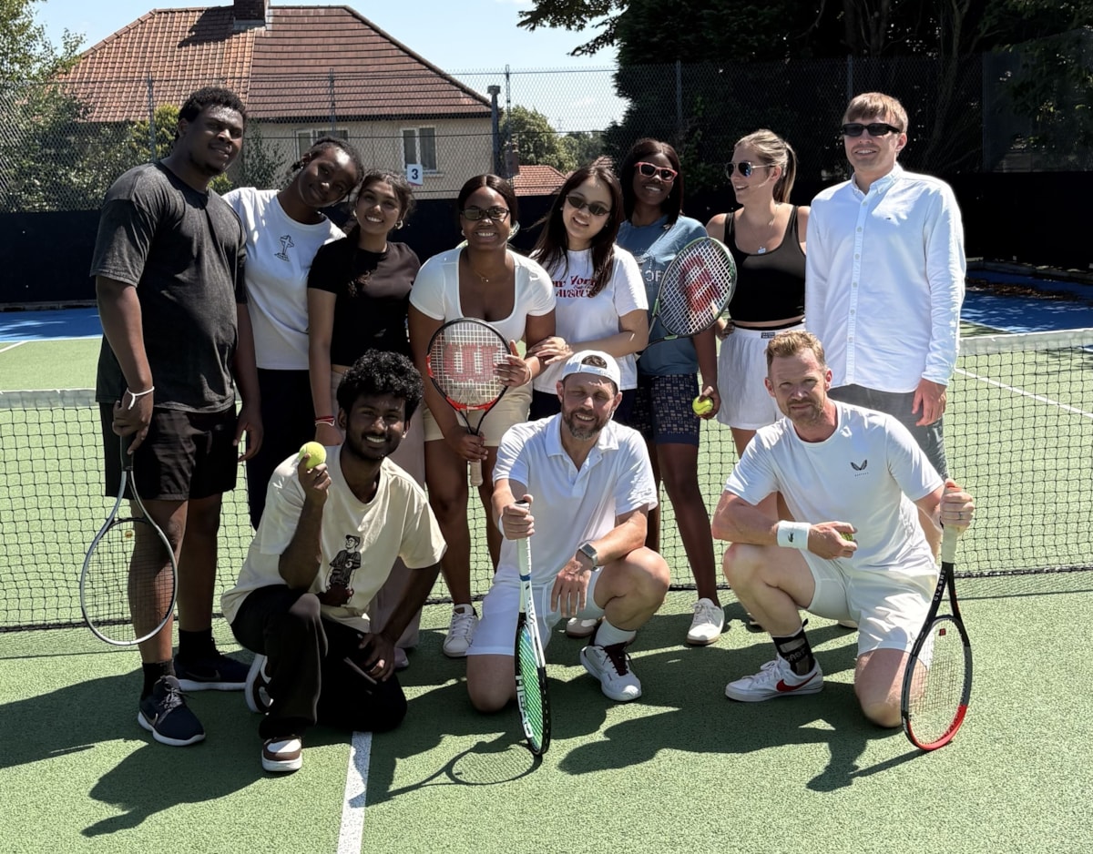An event held to celebrate the Wimbledon final. There was afternoon tea, strawberries and cream, scones and some Wimbledon-themed games