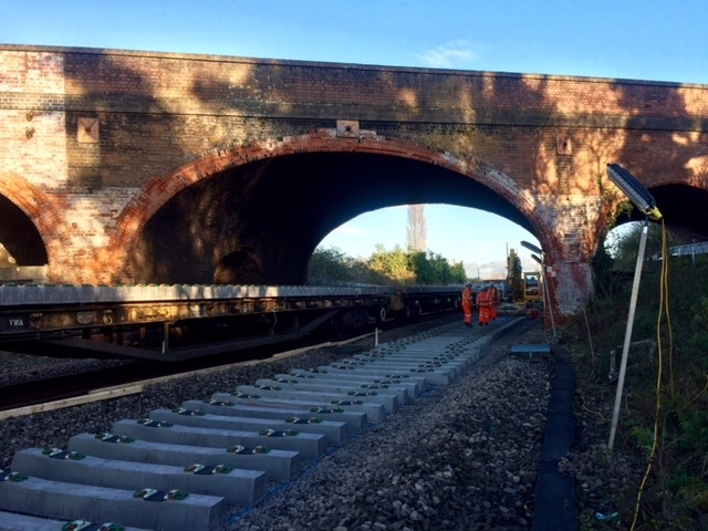 Steventon Bridge, Oxfordshire - Great Western Main Line: Grade II listed bridge on the Great Western Main Line