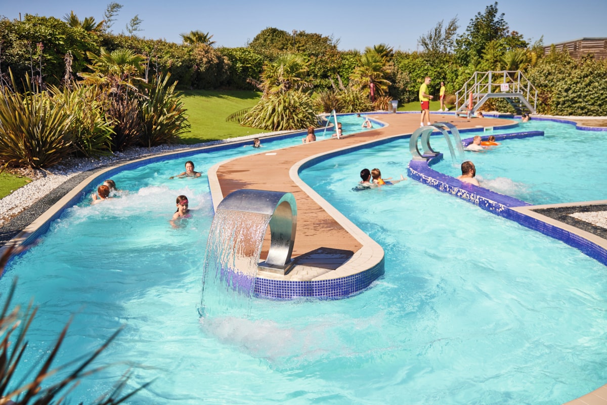 Lazy river at at Reighton Sands