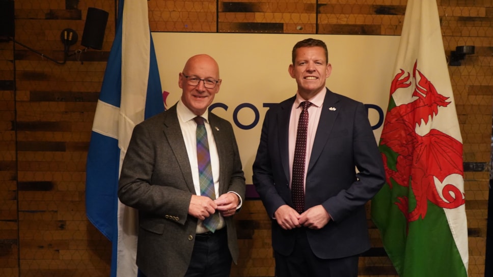 Welsh and Scottish First Ministers  Prif Weinidog Cymru a'r Alban 240726-2