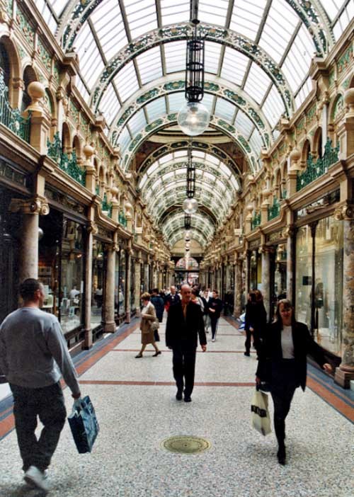 Fast x Slow Fashion online: The Victoria Quarter in Leeds. Credit Leodis.