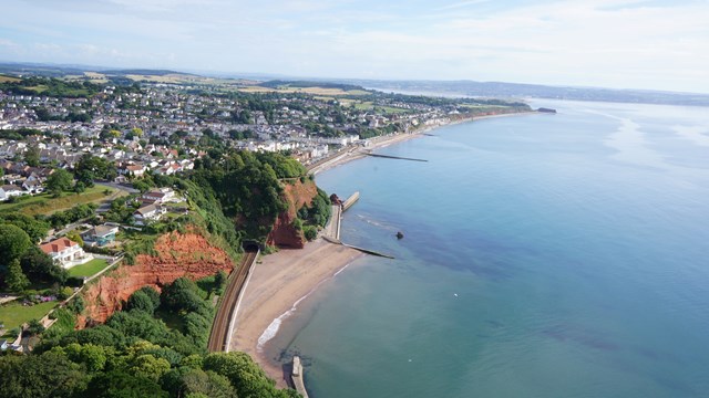 South West rail passengers to benefit from a more reliable railway as Network Rail gets set to start cliff resilience work: Coryton To Kennaway Tunnel