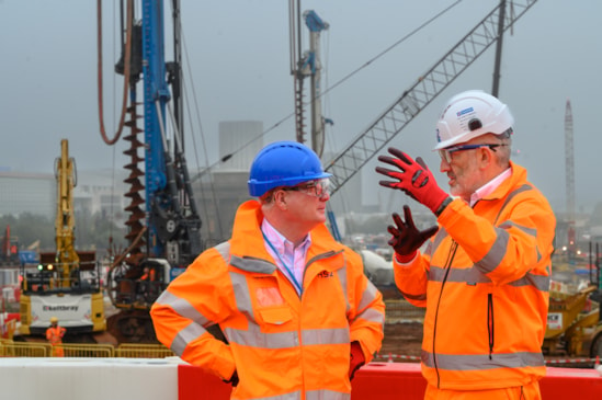 West Midlands Mayor Richard Parker and HS2's Executive Director - Stations