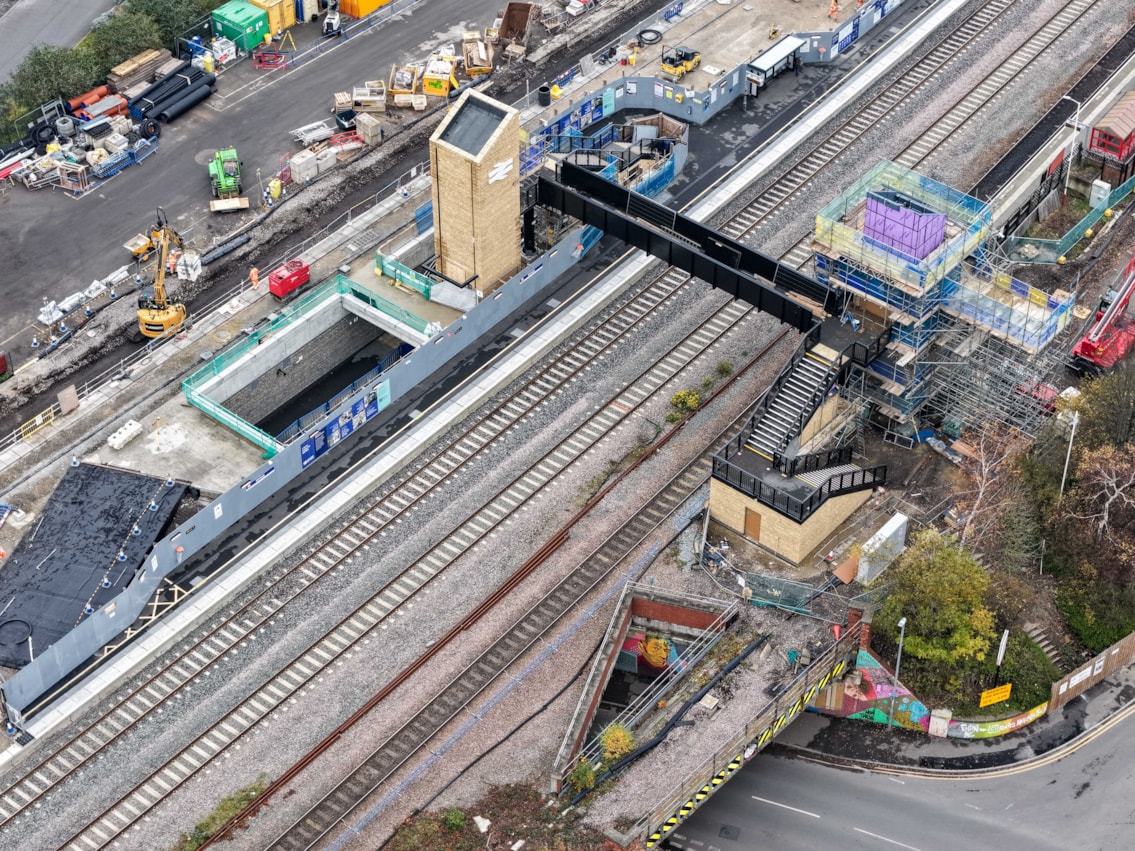 Major improvements this Christmas at Mirfield station: Mirfield station upgrade Nov 25