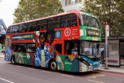 TfL Image - Windrush bus wrapping: TfL Image - Windrush bus wrapping