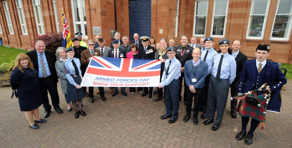 Council flies the flag for Armed Forces Day