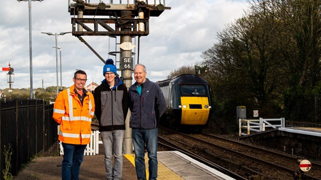 Cornwall teenage cancer survivor pays a special visit to the railway: Sixteen year old William Beynon visits the railway following his all-clear from cancer