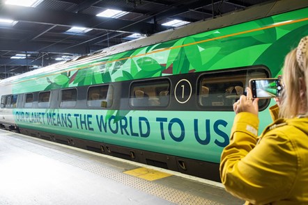 Climate Train Shot - Our Planet Means The World To Us