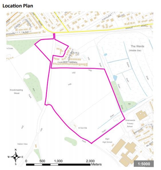 Bilbohall location plan