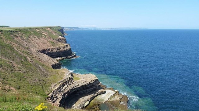 Flamborough pic - Filey North Cliffs