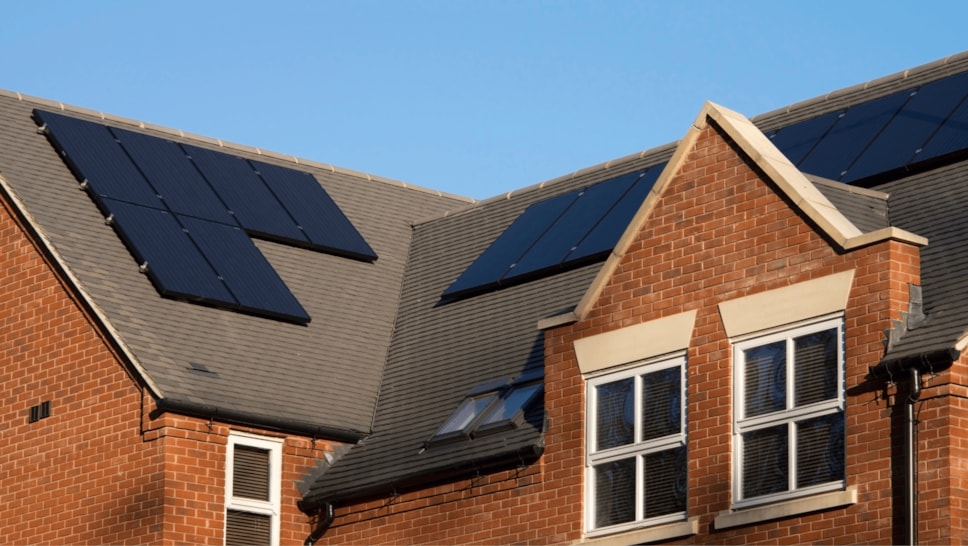 solar on roof homes