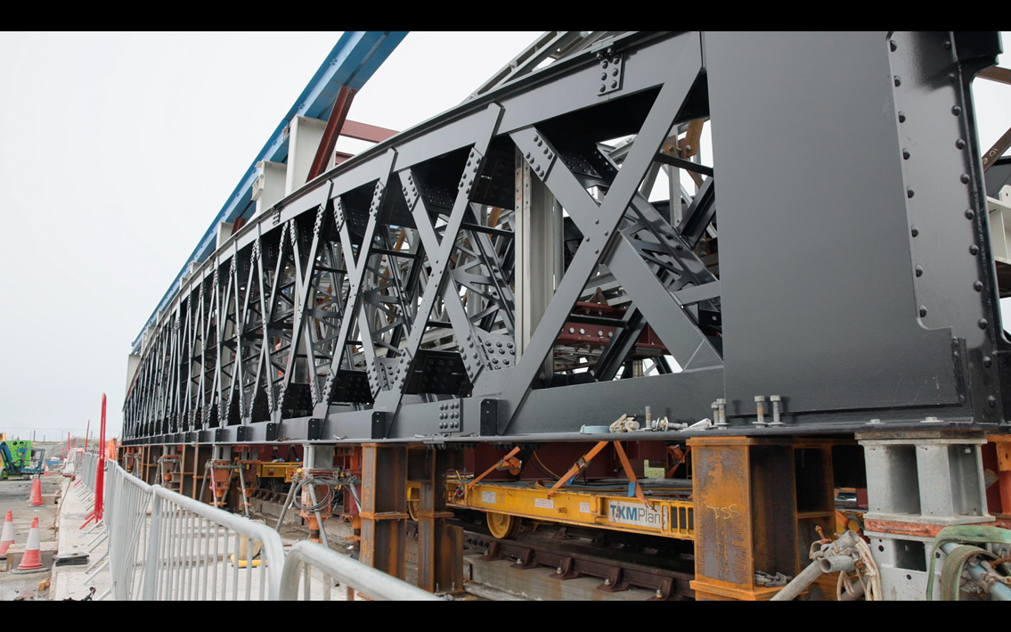 New span close up Barmouth