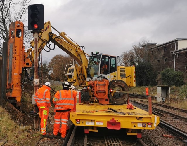 Network Rail improvement work means changes to South Western Railway trains between Hounslow and Barnes this summer – please check before you travel: Feltham to Wokingham resignalling in August