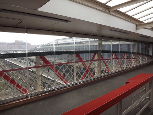 Chester station footbridge is re-opened after refurbishment: Chester Station Footbridge restored